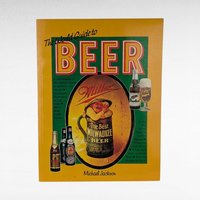 1977 World Guide to Beer by Michael Jackson, Vintage Beer Book, Craft Beer History, Gift for Beer Lover, Collectible Book