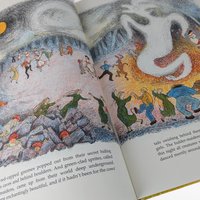 1976 The Terrible Troll Bird by Ingri and Edgar Parin d'Aulaire, Children's Book, Gift for Kids, Fantasy Story, Scandinavian Folklore