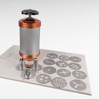 Vintage Mirro Cookie Press Set. Complete.