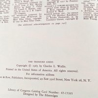 Vintage 1965 The Treasure Chest Hardcover Book, Inspirational Quotes, Poems, Sentiments, Prayers, Gift for Mother