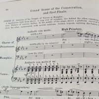 Vintage Giuseppe Verdi Aida Opera Music Book, G. Schirmer, Vocal Score, Italian & English, Gift for Opera Lover, Music Collector