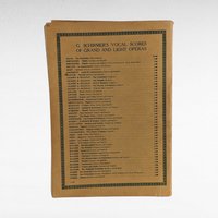 Vintage Giuseppe Verdi Aida Opera Music Book, G. Schirmer, Vocal Score, Italian & English, Gift for Opera Lover, Music Collector