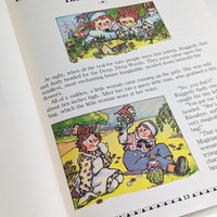 Vintage Raggedy Ann and Andy Book Lot, 1980s Giant Treasury & Second Giant Treasury, Classic Children's Literature