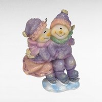 Vintage Resin Christmas Ornaments | Marathon Ornaments, Skating Snowmen, Dachshund Dog | Festive Holiday Decor
