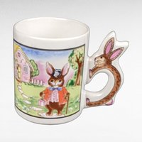 Vintage Spring Rabbit Collection | Playful Figurines, Musical Bunny, and Charming Mugs