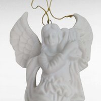 Vintage Angel Christmas Lot, Porcelain Cherub Figurine, Angel Ornament, Midwest Angels, Holiday Decor, Angel Collector Gift