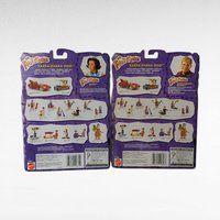 Mattel Flintstones Toy Set, Betty & Bamm-Bamm, Lawn Mowing Barney, New in Package, Vintage Collectibles