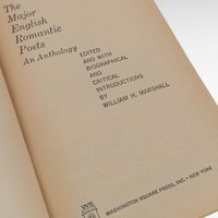 1963 Major English Romantic Poets Anthology, Coleridge, Wordsworth, Byron, Shelley, Keats, Vintage Poetry Book, Literary Gift