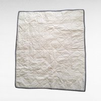 Handmade Patchwork Quilt with Button Accents, 32x28 Inch Lap Quilt, Vintage Style Throw Blanket, Gift for Baby, Child, or Quilt Lover