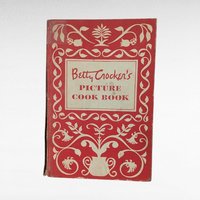 1950 Betty Crocker Picture Cook Book, Vintage Cookbook, Retro Kitchen Decor, Gift for Cook, Classic Recipes, Hardcover Cookbook