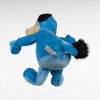 Vintage 1985 Hanna Barbera Huckleberry Hound Plush Toy, Collectible Cartoon Dog Plushie, Gift for Animation Fans