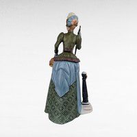 1987 Avon Mrs. Albee Lady Figurine Award, Vintage Avon Collectible, Gift for Avon Representative, Home Decor