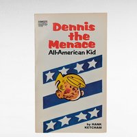 Vintage Dennis the Menace Books, Set of 6 Softcovers, Hank Ketcham, 1960s-70s Comics, Gift for Collector, Retro Nostalgia