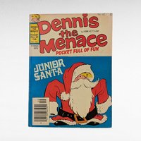 Vintage Dennis the Menace Softcover Book Set, Hank Ketcham, 1977-78, Christmas, Ruff, Gift for Kids, Comic Collectors, Nostalgia