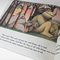 Vintage Where the Wild Things Are by Maurice Sendak, 1991 Softcover, Children's Book, Illustrated Classic, Bedtime Story, Nostalgic Gift