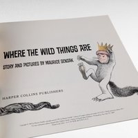 Vintage Where the Wild Things Are by Maurice Sendak, 1991 Softcover, Children's Book, Illustrated Classic, Bedtime Story, Nostalgic Gift