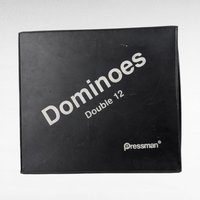 Vintage Pressman Dominoes Double 12 Set, 91 Pieces, Domino Game, Family Game Night, Gift for Board Game Lovers, Retro Game
