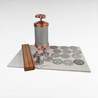 Vintage Mirro Cookie-Pastry Press Set with 13 Discs and 3 Tips