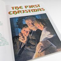 1993 Norman Rockwell's Christmas Book, Hardcover, Vintage Holiday Book, Gift for Art Lovers