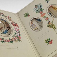 Vintage 1996 Victorian Themed Photograph Album, Holds 35 Photos, Floral & Butterfly Design, Memory Keeper, Gift for Sentimental Souls