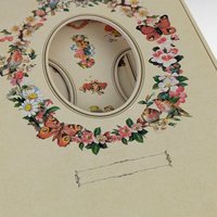 Vintage 1996 Victorian Themed Photograph Album, Holds 35 Photos, Floral & Butterfly Design, Memory Keeper, Gift for Sentimental Souls