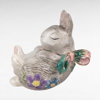 Vintage Fitz and Floyd Woodland Spring Bunny Salt and Pepper Set, Ceramic Rabbit Shakers, Collectible Kitchen Decor, Easter