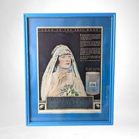 Set of 3 Vintage Framed Ad Prints, Black Jack Gum, Maxwell House Coffee, Postum Beverage, Retro Decor, Advertising Art
