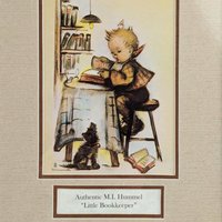 Vintage Hummel Prints Set, 1981 Framed Hummel Art, Honey Lovers, Mother's Helper, Little Bookkeeper, Collectible Hummel,