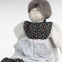 1970s Barbara Lorin Folk Art Doll Pair, Vintage Porcelain Head Dolls, Soft Body Dolls, Collectible Dolls, Handmade Folk, Vintage Dolls