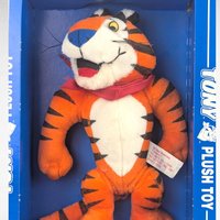 1997 Tony the Tiger Plush Toy, Frosted Flakes Mascot, Vintage Kellogg's Plush, Collectible Toy, Advertising Character