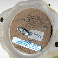 Vintage Schmid Peter Rabbit Music Box, "Here Comes Peter Cottontail" Tune, Beatrix Potter Ceramic Figurine, Collectible Children's Gift