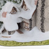 1984 David Winter Snow Cottage Village Figure, Winter Scene Collectible, Vintage Home Decor, Christmas Gift, Miniature Snow Cottage