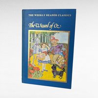 1983 Weekly Reader Classics Alice in Wonderland & Wizard of Oz Hardcover Books, Vintage Children's Literature, Illustrated Books