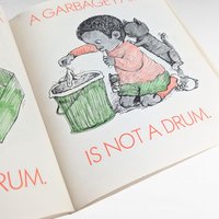 1974 A Flower Pot is Not a Hat Softcover Book, Martha Moffett, Illustrated Children's Book, Vintage Picture Book