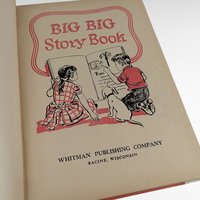 1955 Big Big Storybook, Whitman Publishing Hardcover, Classic Children's Stories, Collectible Book, Gift for Nostalgia Lover