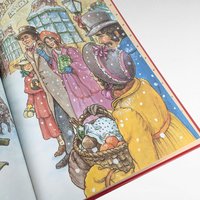 Vintage Christmas Book Pair, Merry Christmas with Love & A Christmas Carol, Hardcover Holiday Books, Illustrated Stories