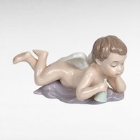 Vintage Angel Christmas Lot, Porcelain Cherub Figurine, Angel Ornament, Midwest Angels, Holiday Decor, Angel Collector Gift