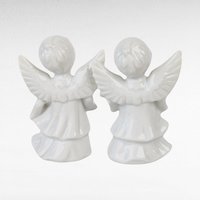 Vintage Angel Christmas Lot, Porcelain Cherub Figurine, Angel Ornament, Midwest Angels, Holiday Decor, Angel Collector Gift