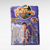 Mattel Flintstones Toy Set, Licking Dino & Big Shot Fred, New in Package, Vintage Flintstones Collectibles