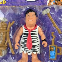 Mattel Flintstones Toy Set, Licking Dino & Big Shot Fred, New in Package, Vintage Flintstones Collectibles