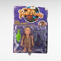 Mattel Flintstones Toy Set, Betty & Bamm-Bamm, Lawn Mowing Barney, New in Package, Vintage Collectibles