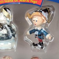 2000 Enesco Rudolph & Misfit Toys Ornament Set, 4 Piece, New in Package, Vintage Christmas Ornaments