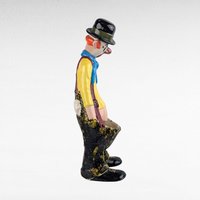 Vintage Ceramic Clown Planter, Winnemucca NV, Martinis Hotel, 12.5 Inch Tall, Unique Novelty Planter, Collectible Home Decor