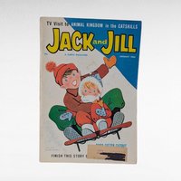 1963 Jack and Jill Magazines Trio, January, February & April Issues, Vintage Children's Magazine, Collectible Kids Literature