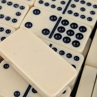 Vintage Pressman Dominoes Double 12 Set, 91 Pieces, Domino Game, Family Game Night, Gift for Board Game Lovers, Retro Game