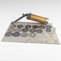 Vintage Sawa 2000 Deluxe Metal Cookie Press, Complete Set, Made in Sweden, Baking Tool, Cookie Decorating, Collectible Kitchen Gadget