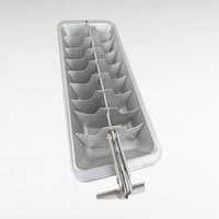 Pair of Aluminum Ice Cube Trays, Vintage Kitchenware, Functional Ice Trays, Classic Refrigerator Accessory, Gift for Home Bar Enthusiasts