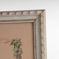 Vintage Framed Print, Southern Belles Art, Ladies in Gowns, Decorative Wall Art, Cream Wooden Frame