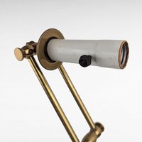 Vintage Adjustable Brass Lamp, Articulating Desk Lamp, Adjustable Lamp, Brass Desk Lamp, Vintage Lighting, Reading Lamp