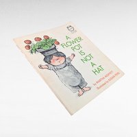 1974 A Flower Pot is Not a Hat Softcover Book, Martha Moffett, Illustrated Children's Book, Vintage Picture Book